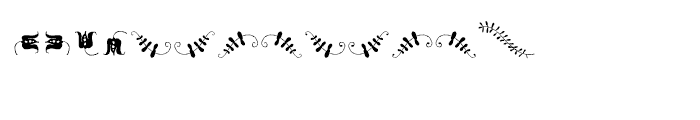 GoGipsy Ornaments Font LOWERCASE