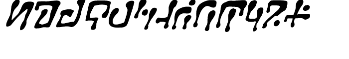 Gobbledygook Bold Italic Font LOWERCASE