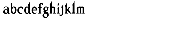 Goldburg Regular Font LOWERCASE