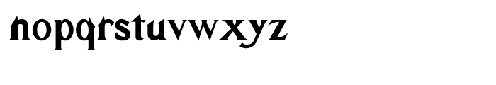 Goldburg Regular Font LOWERCASE