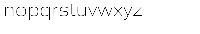 Gomme Sans Extra Light Font LOWERCASE