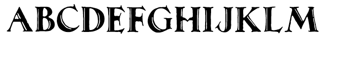 Gothicus Roman Font UPPERCASE