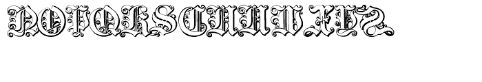 Gotische Regular 1 Font UPPERCASE