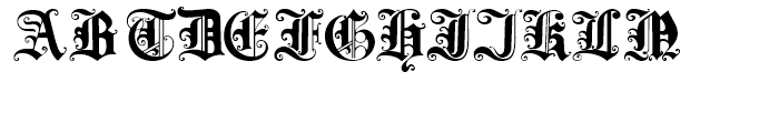 Gotische Regular 3 Font UPPERCASE