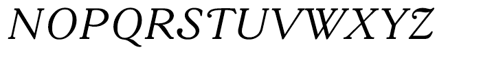 Goudy 38 Book Italic Font UPPERCASE