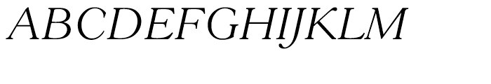 Goudy 38 Light Italic Font UPPERCASE