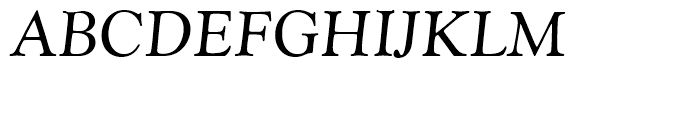 Goudy Catalogue Regular Italic Font UPPERCASE