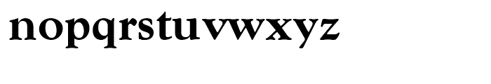 Goudy Extra Bold Font LOWERCASE