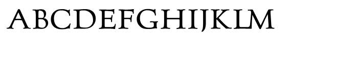 Goudy Forum Font LOWERCASE