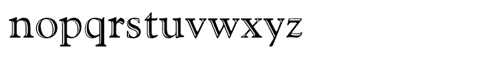 Goudy Handtooled Regular Font LOWERCASE
