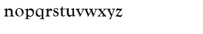 Goudy Handtooled Standard D Font LOWERCASE