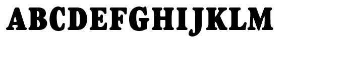 Goudy Heavyface Condensed D Font UPPERCASE