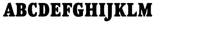 Goudy Heavyface Condensed Font UPPERCASE