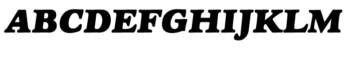 Goudy Heavyface Italic Font UPPERCASE