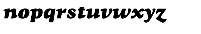 Goudy Heavyface Italic Font LOWERCASE