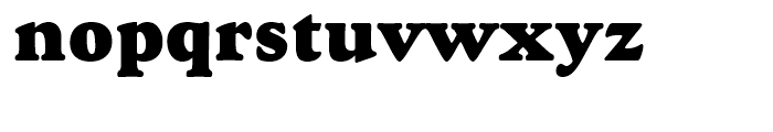 Goudy Heavyface Regular Font LOWERCASE