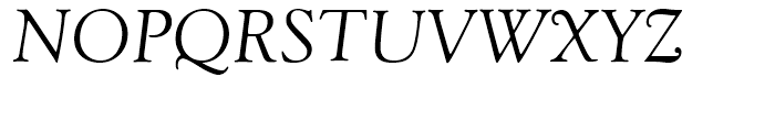 Goudy Old Style Italic Font UPPERCASE