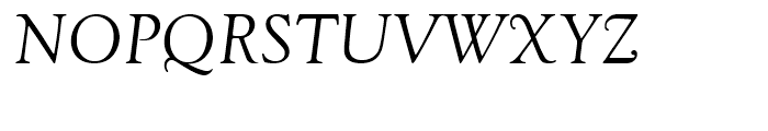 Goudy Old Style Regular Italic Font UPPERCASE
