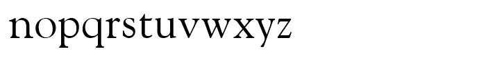 Goudy Old Style Roman Font LOWERCASE
