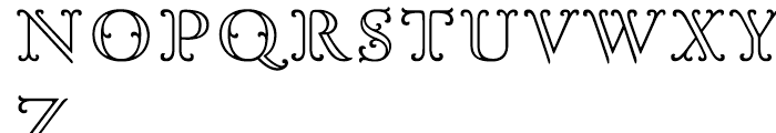 Goudy Ornate MT Regular Font LOWERCASE