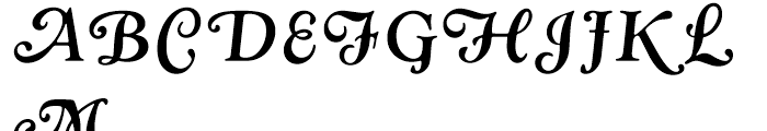 Goudy Swash Medium Italic Font UPPERCASE