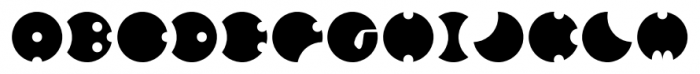 GOLFABET Regular Font LOWERCASE