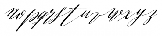 Go Gipsy Italic Font LOWERCASE