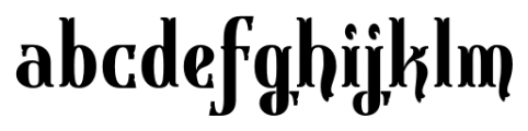 Gondolieri Condensed Bold Font LOWERCASE