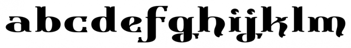 Gondolieri Expanded  Bold Font LOWERCASE