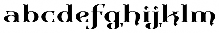 Gondolieri Expanded Regular Font LOWERCASE
