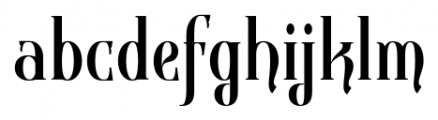Gondolieri Text Condensed Font LOWERCASE