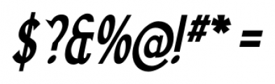 Goodfish Bold Italic Font OTHER CHARS