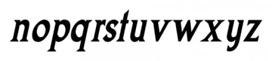 Goodfish Bold Italic Font LOWERCASE