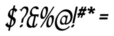 Goodfish Italic Font OTHER CHARS