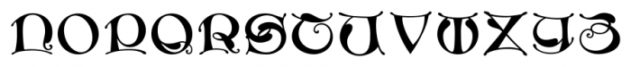 Gothic Initials Nine Font LOWERCASE