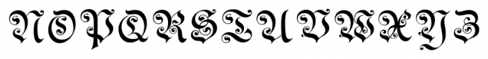 Gothic Initials One Font LOWERCASE