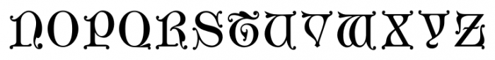 Gothic Initials Three Font LOWERCASE