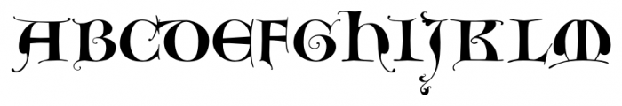 Goudy Lombardy Regular Font LOWERCASE