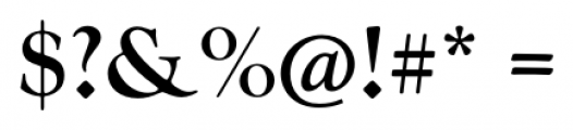 Goudy Oldstyle FS Bold Font OTHER CHARS