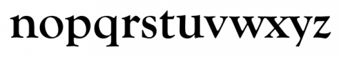 Goudy Oldstyle FS Bold Font LOWERCASE