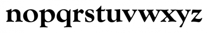 Goudy Oldstyle FS Extra Bold Font LOWERCASE