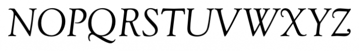 Goudy Oldstyle FS Italic Font UPPERCASE