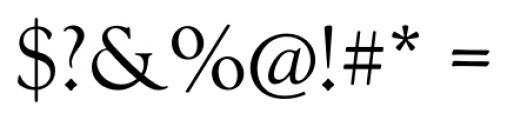 Goudy Oldstyle FS Regular Font OTHER CHARS