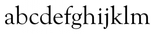 Goudy Oldstyle FS Regular Font LOWERCASE