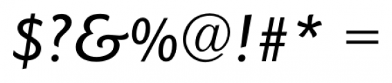 Goudy Sans FS Medium Italic Font OTHER CHARS