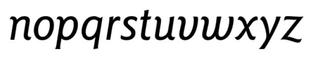 Goudy Sans FS Medium Italic Font LOWERCASE