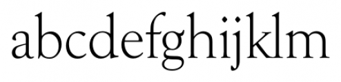 Goudy Serial Light Font LOWERCASE