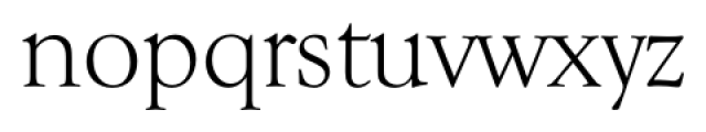 Goudy Serial Light Font LOWERCASE