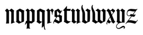 Goudy Text CT Regular Font LOWERCASE