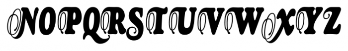 Goudy Two Shoes Regular Font UPPERCASE